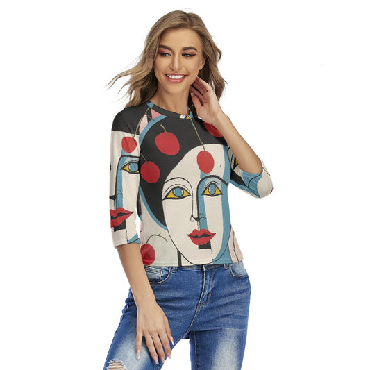 All-Over Print Women's Raglan Sleeves T-shirts