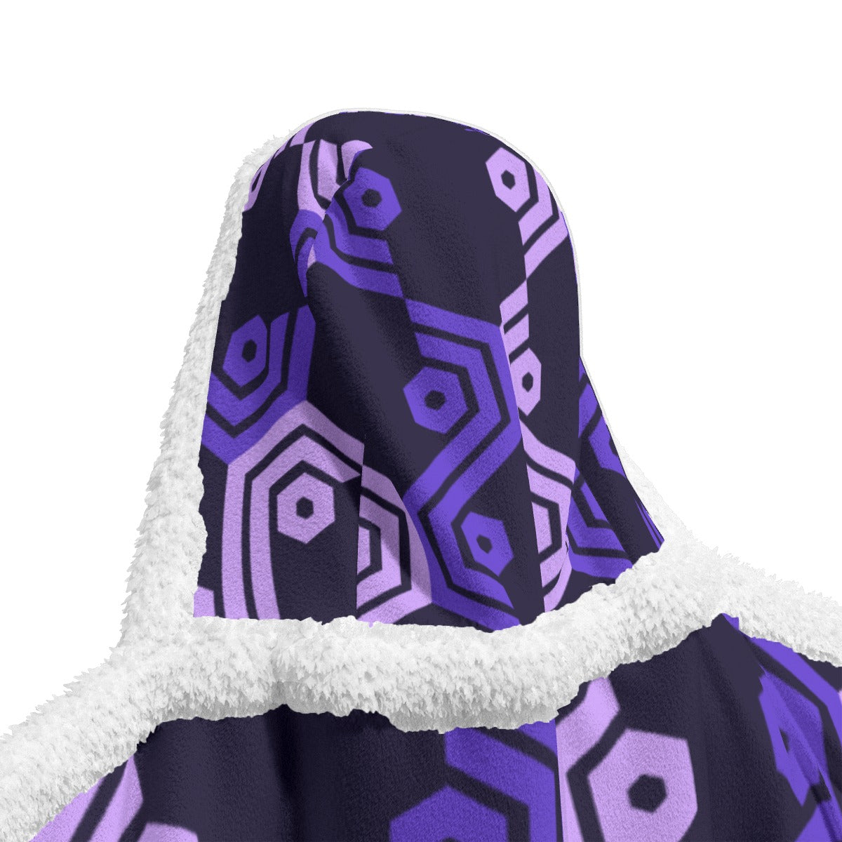 All-Over Print Unisex Wearable Hooded Blanket