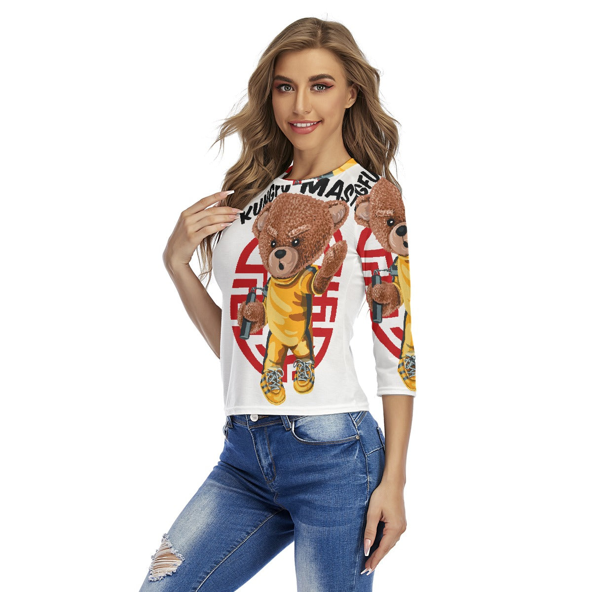 All-Over Print Women's Raglan Sleeves T-shirts