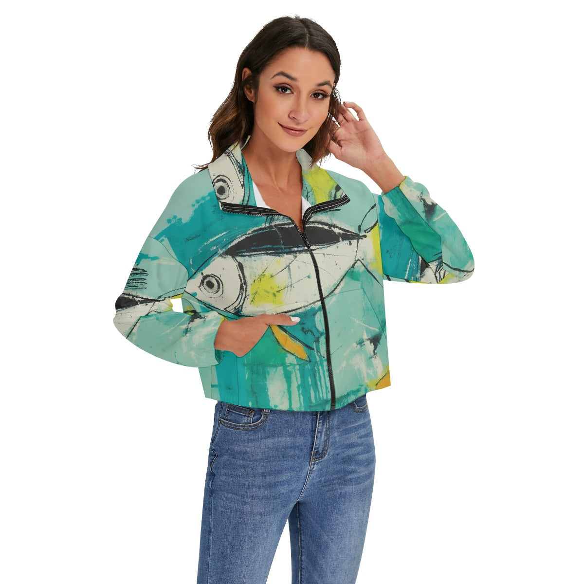 All-Over Print Women's Zip Jacket