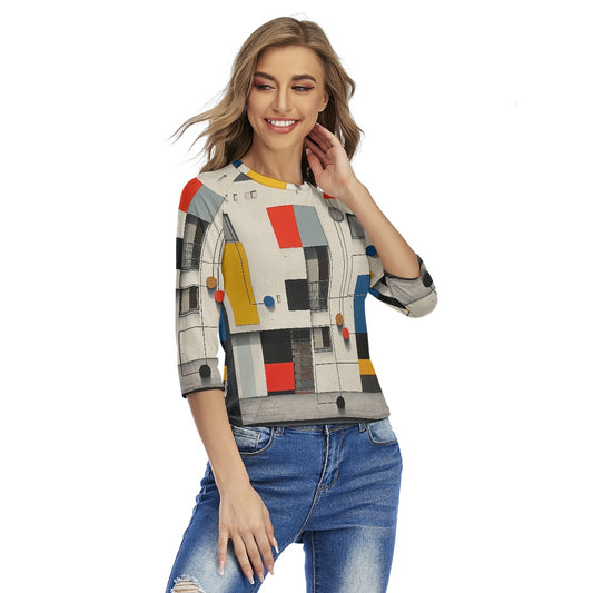 All-Over Print Women's Raglan Sleeves T-shirts