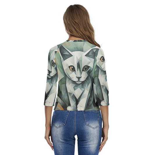 All-Over Print Women's Raglan Sleeves T-shirts