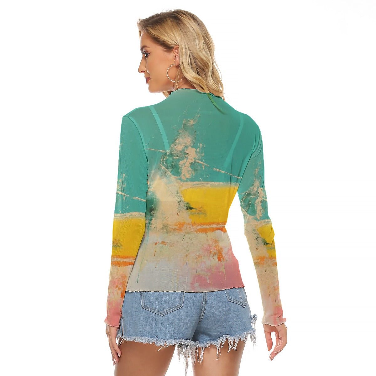 All-Over Print Women's Mesh T-shirt