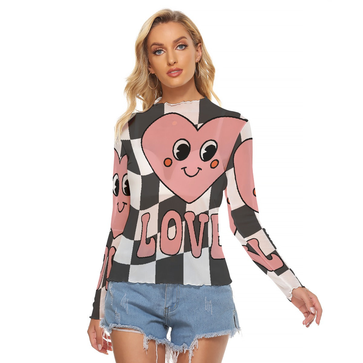 All-Over Print Women's Mesh T-shirt