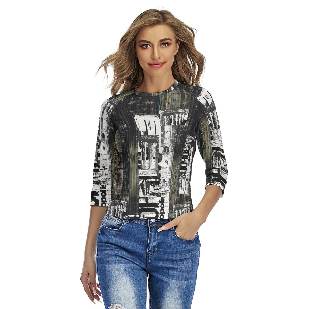 All-Over Print Women's Raglan Sleeves T-shirts