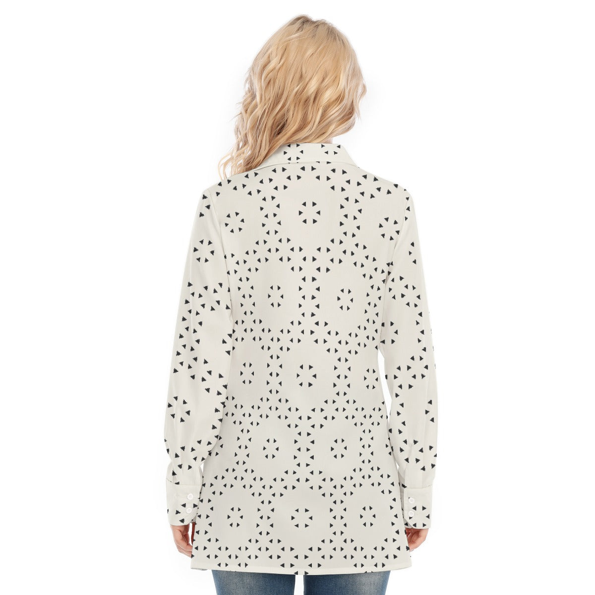 All-Over Print Women's Long Shirt