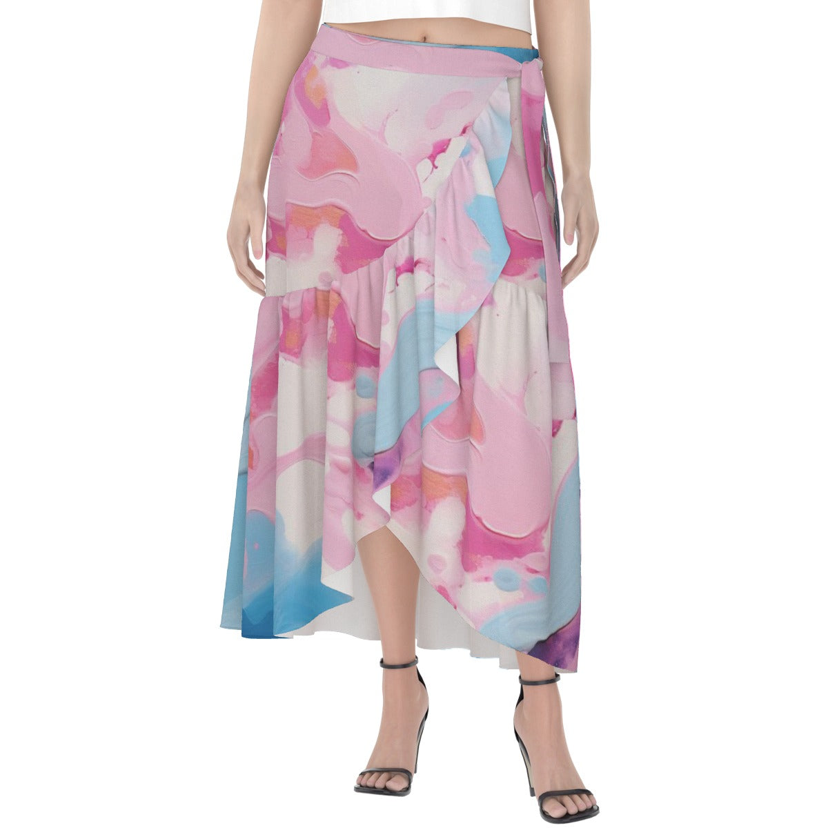 All-Over Print Women's Wrap Skirt