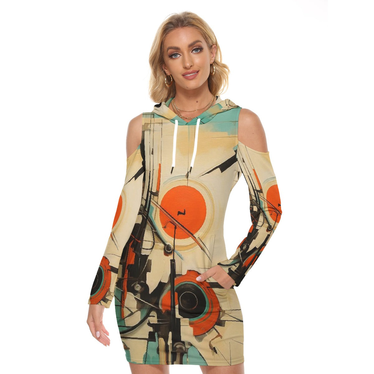 All-Over Print Women's Tight Dress