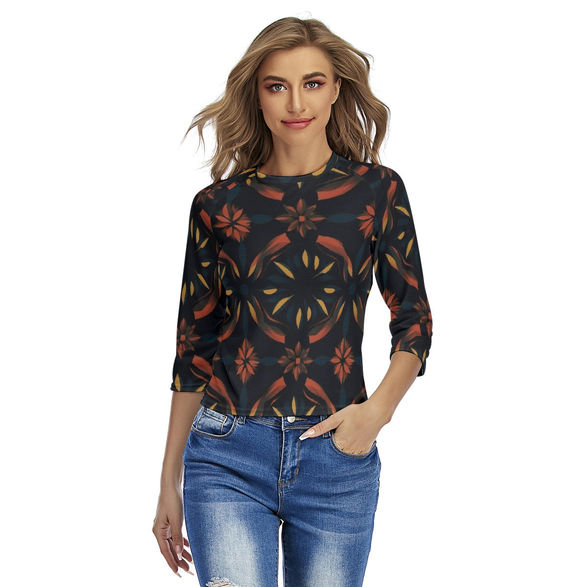 All-Over Print Women's Raglan Sleeves T-shirts