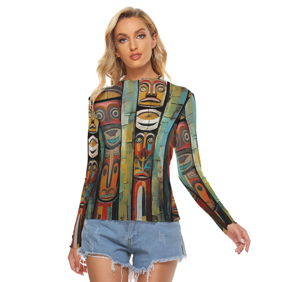 All-Over Print Women's Mesh T-shirt