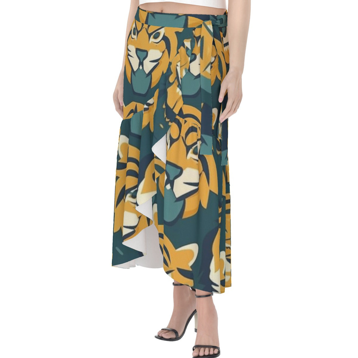 All-Over Print Women's Wrap Skirt