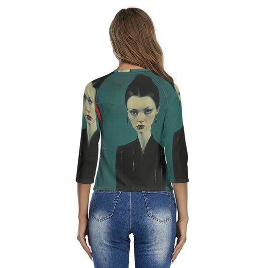 All-Over Print Women's Raglan Sleeves T-shirts