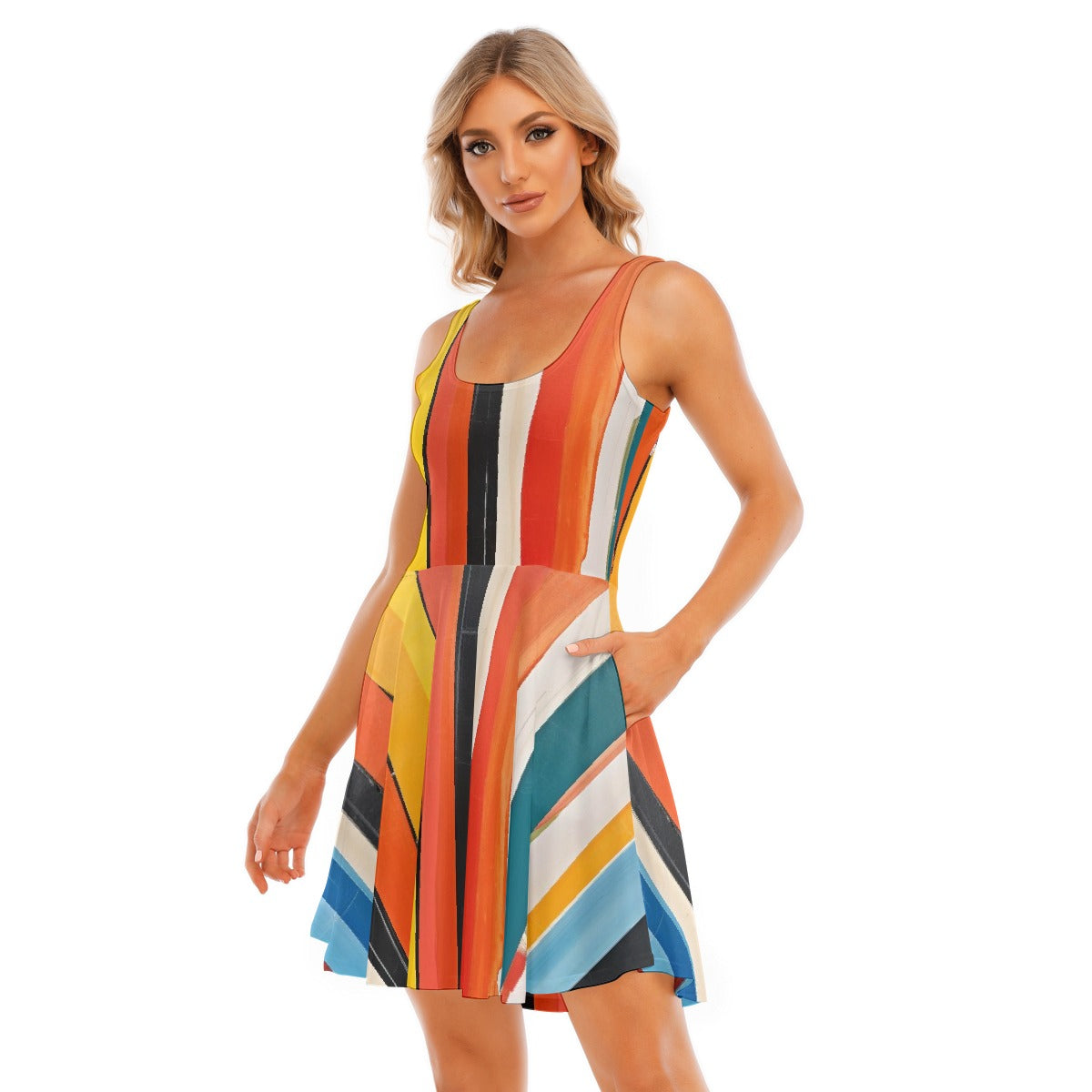 All-Over Print Women's Tank Vest Dress