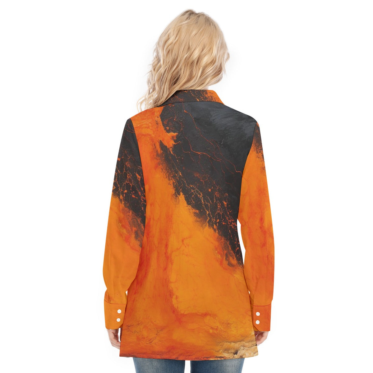 All-Over Print Women's Long Shirt