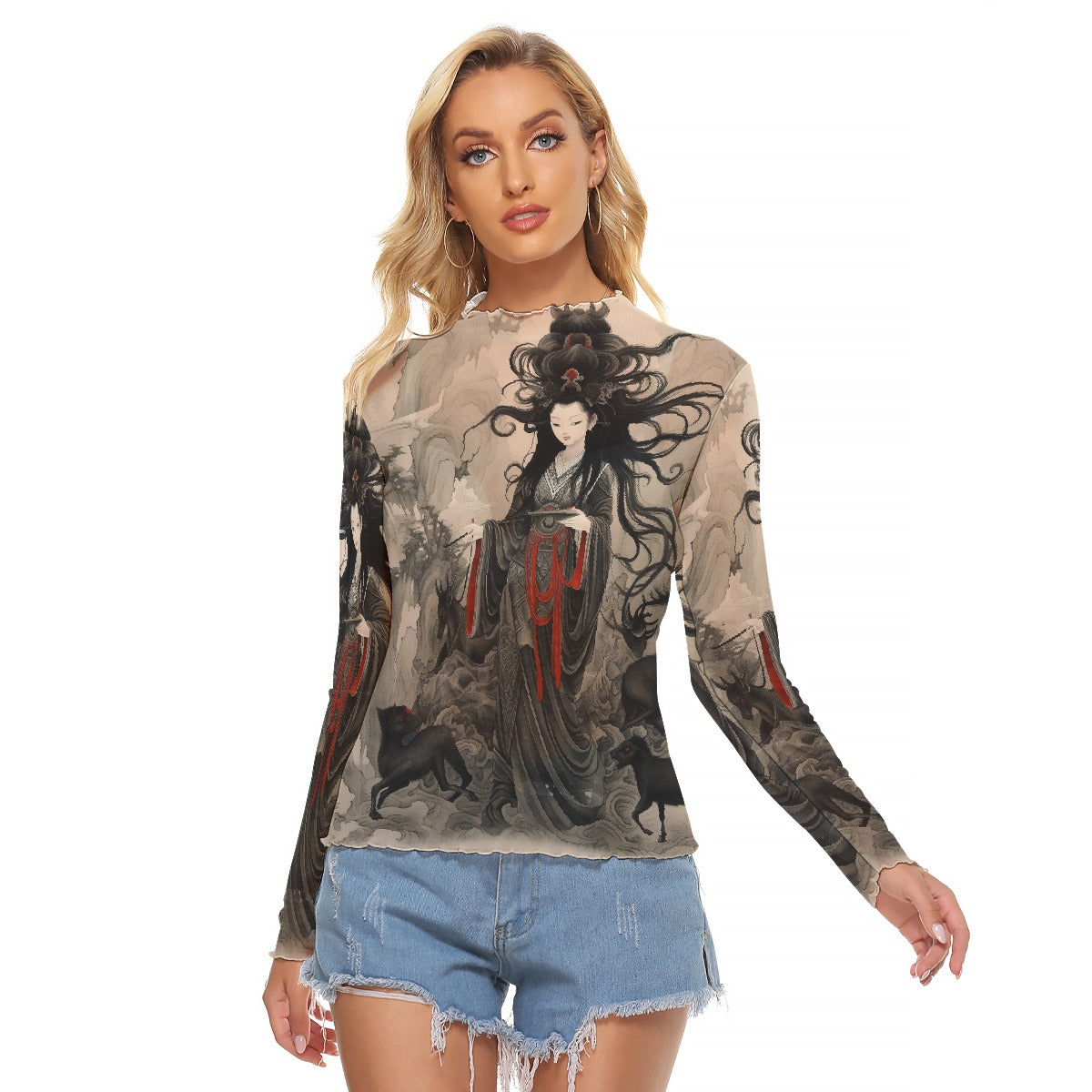 All-Over Print Women's Mesh T-shirt