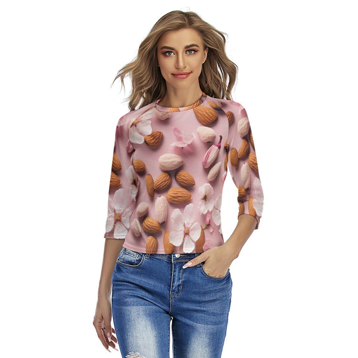 All-Over Print Women's Raglan Sleeves T-shirts