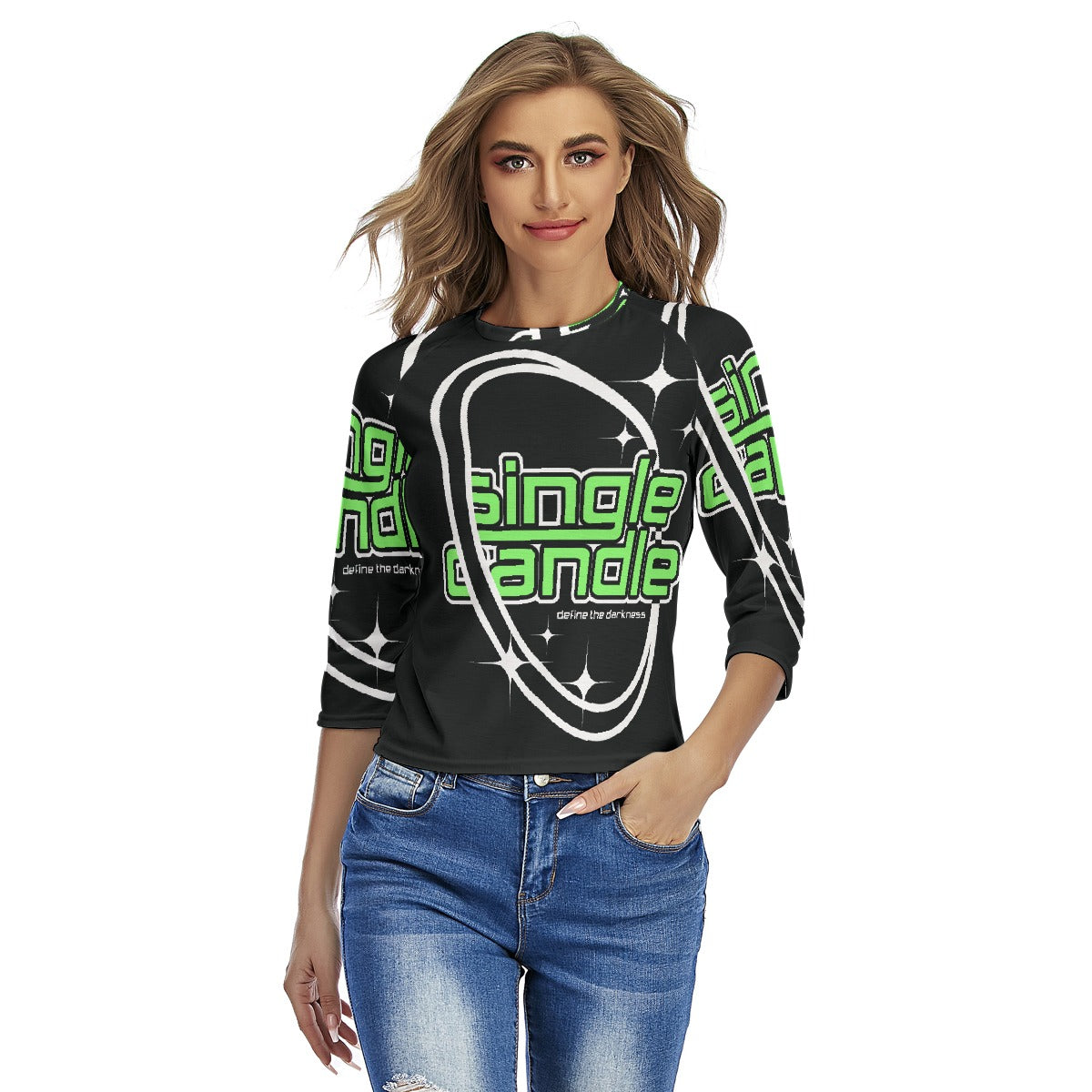 All-Over Print Women's Raglan Sleeves T-shirts