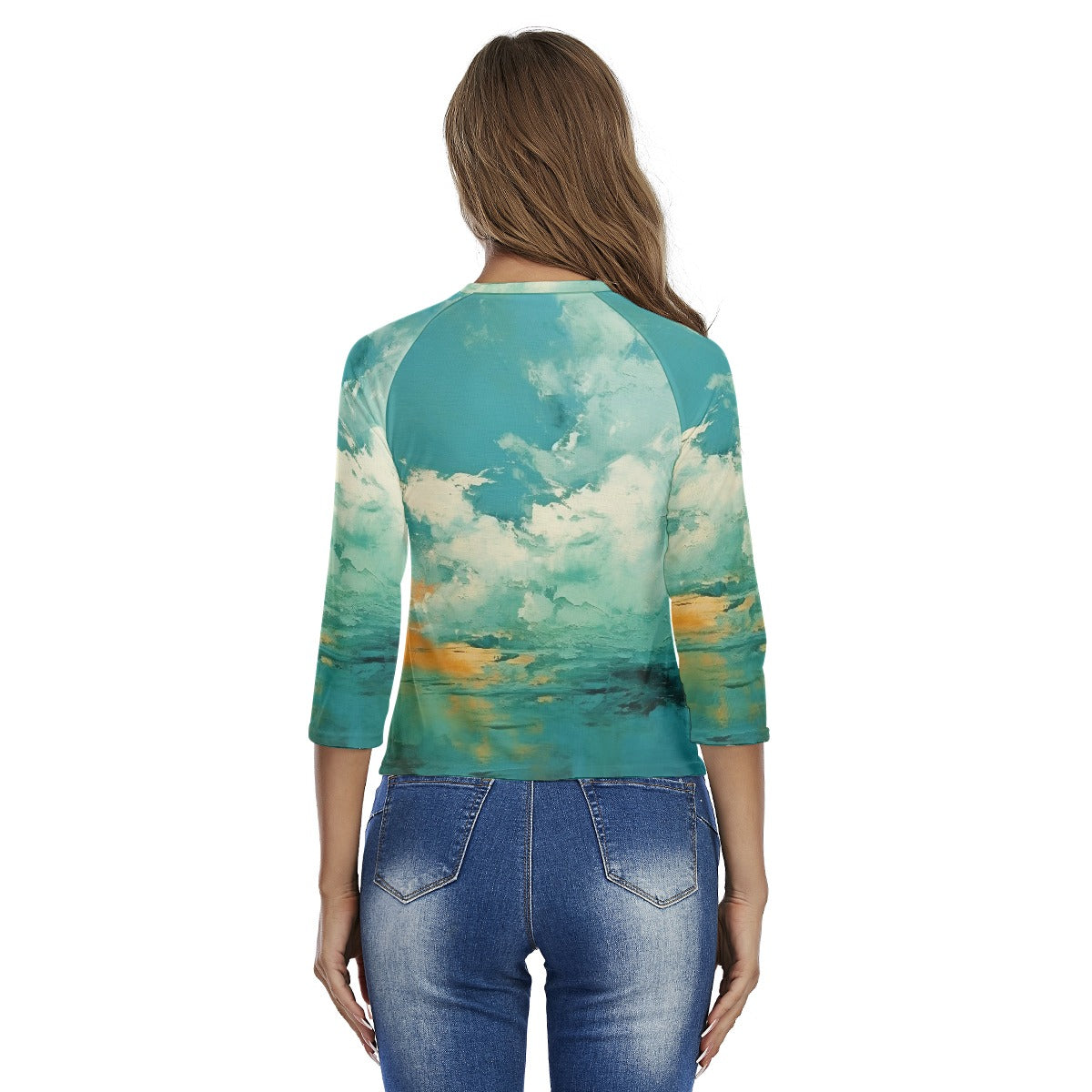 All-Over Print Women's Raglan Sleeves T-shirts