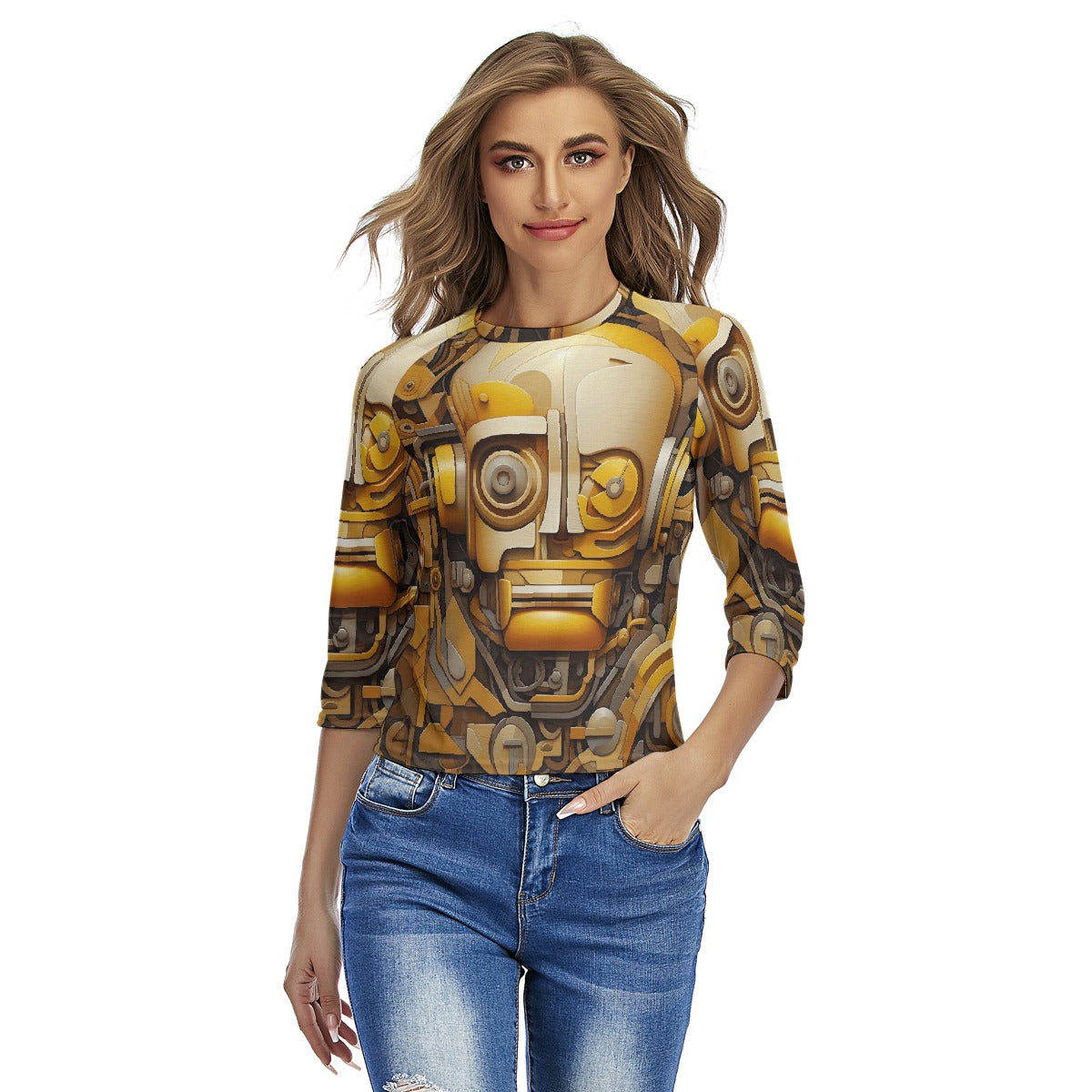 All-Over Print Women's Raglan Sleeves T-shirts