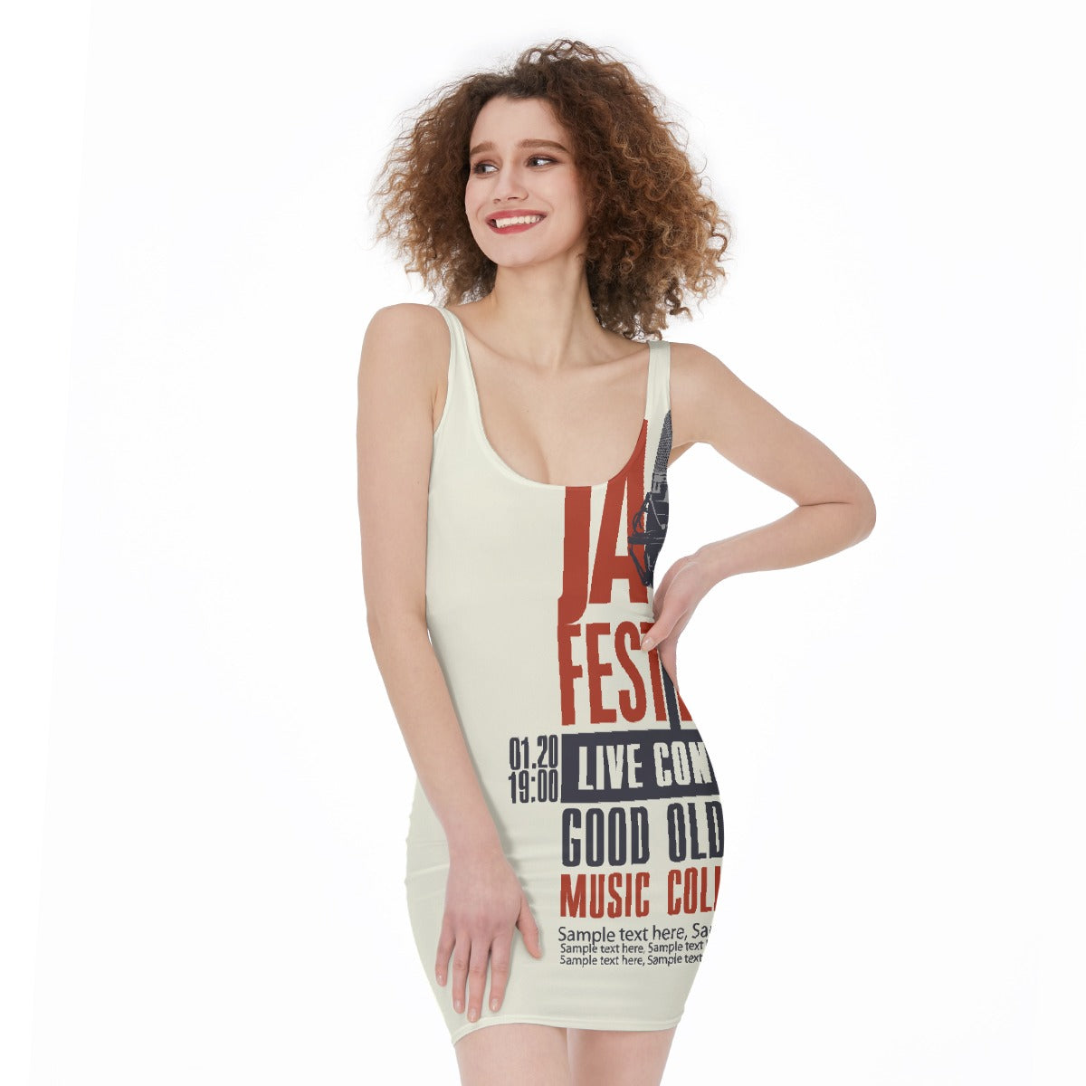 All-Over Print Women's Bodycon Dress