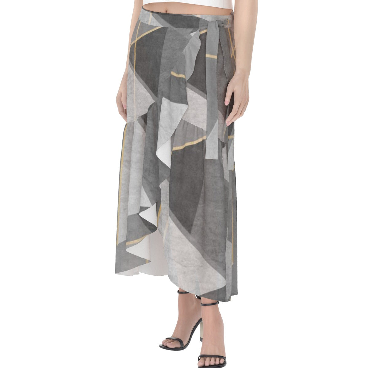 All-Over Print Women's Wrap Skirt