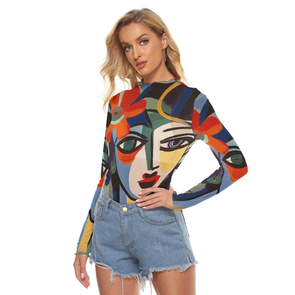 All-Over Print Women's Mesh T-shirt