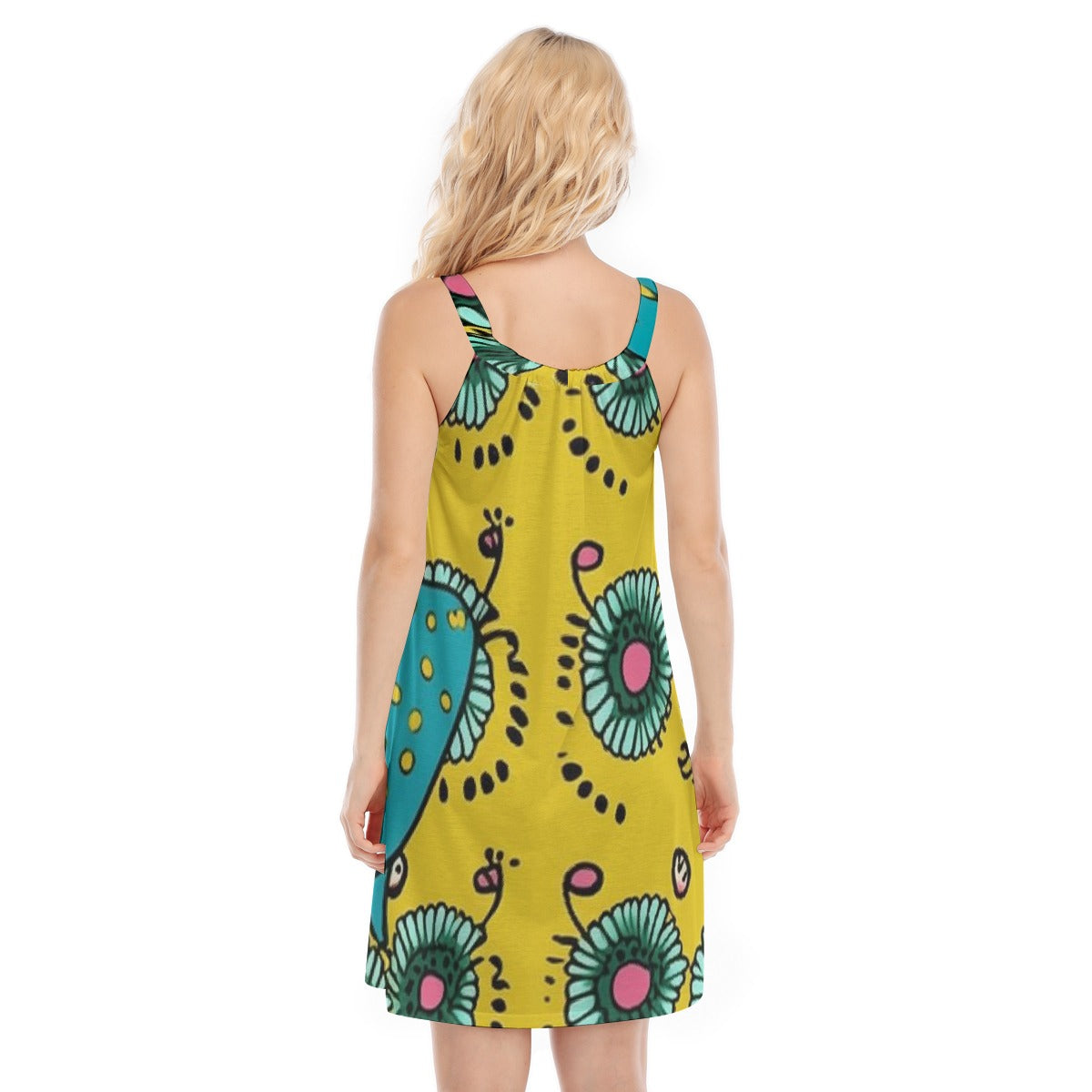 All-Over Print Women's Sleeveless Cami Dress