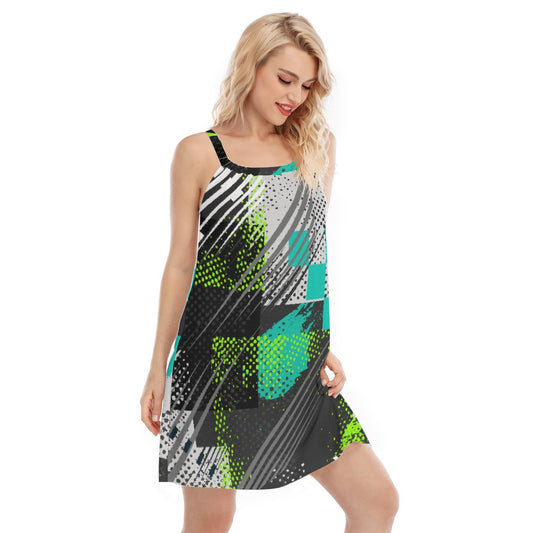 All-Over Print Women's Sleeveless Cami Dress