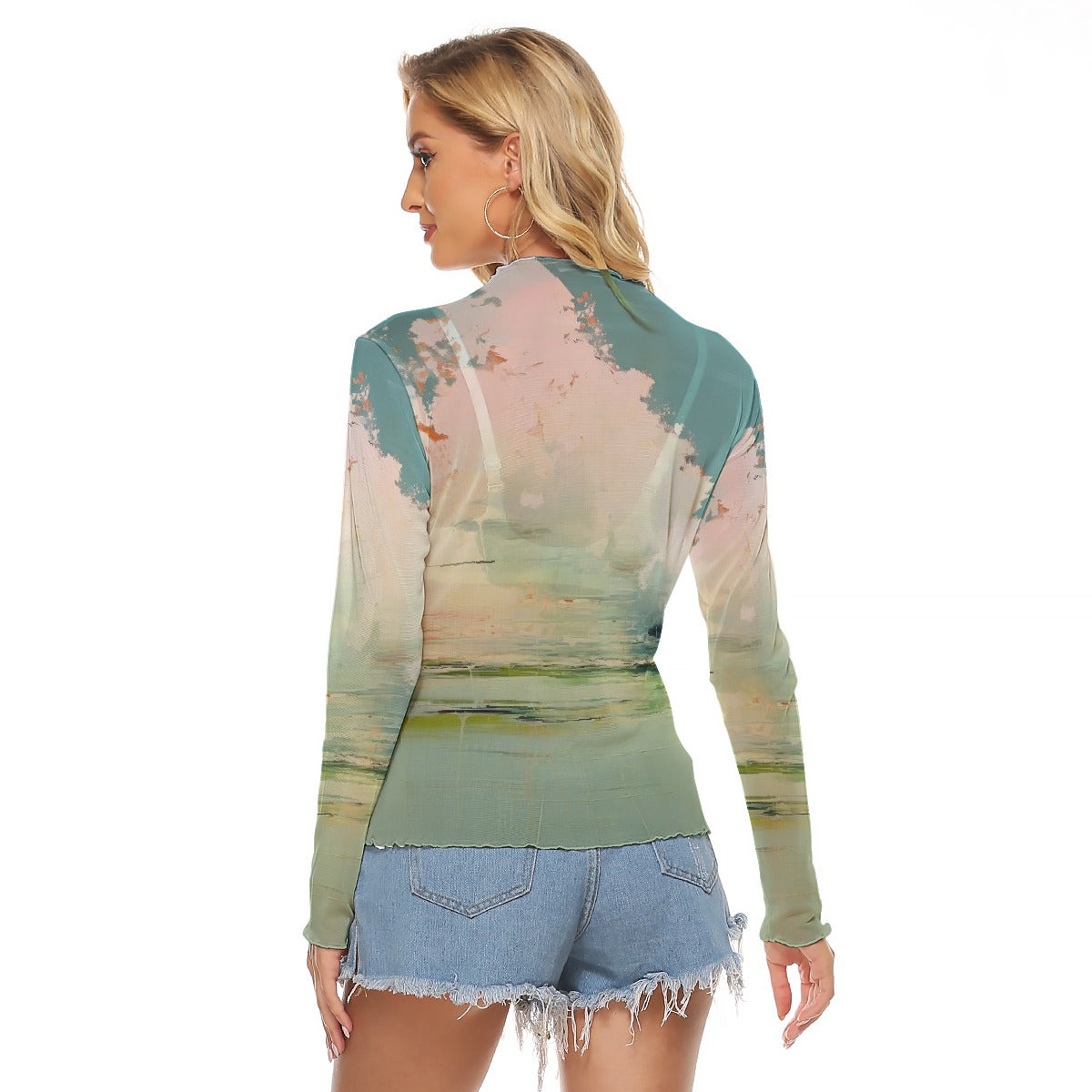 All-Over Print Women's Mesh T-shirt