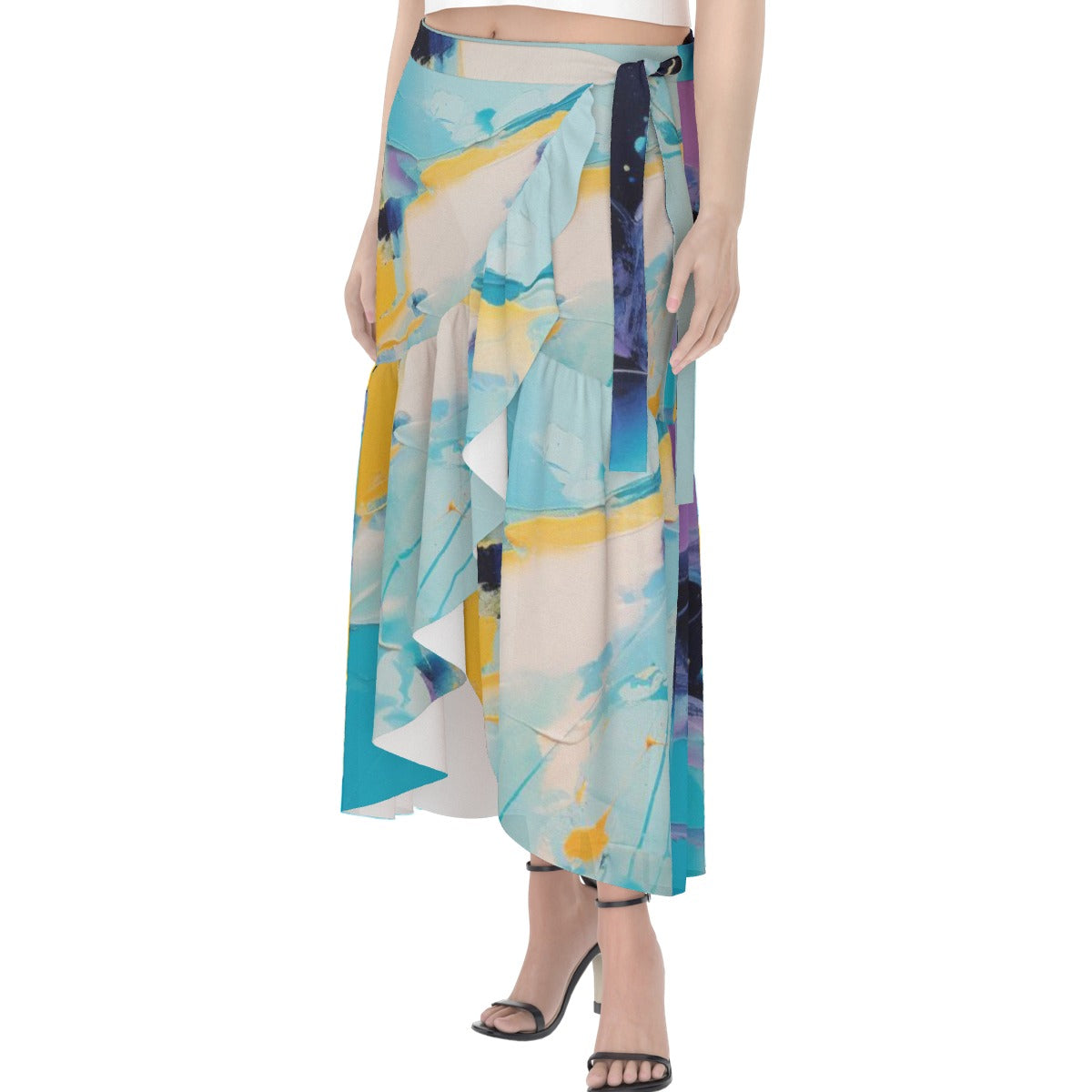 All-Over Print Women's Wrap Skirt