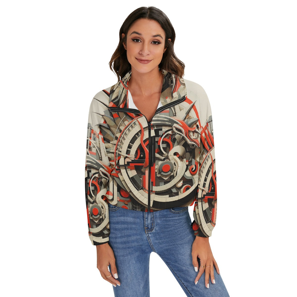 All-Over Print Women's Zip Jacket