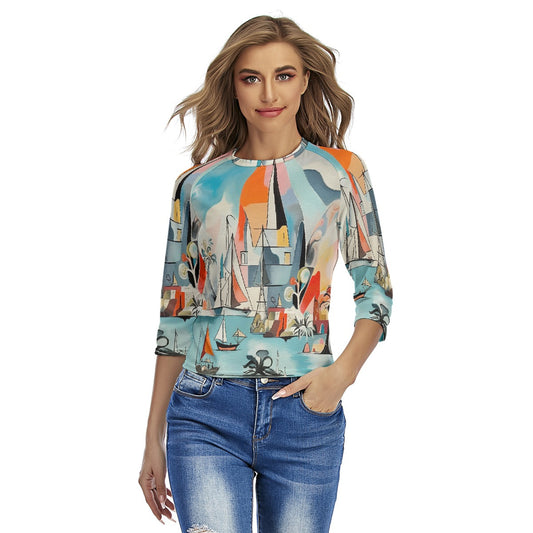 All-Over Print Women's Raglan Sleeves T-shirts