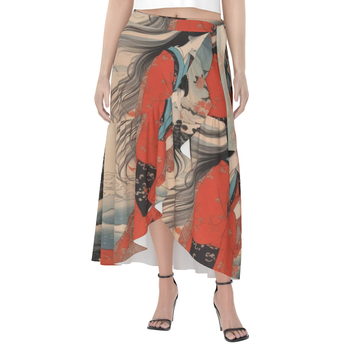 All-Over Print Women's Wrap Skirt