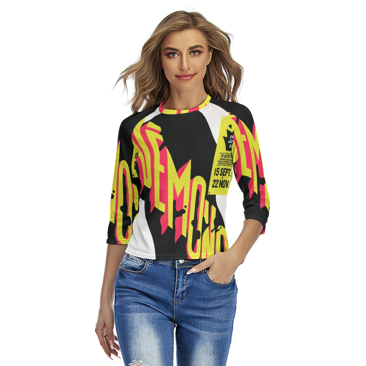 All-Over Print Women's Raglan Sleeves T-shirts