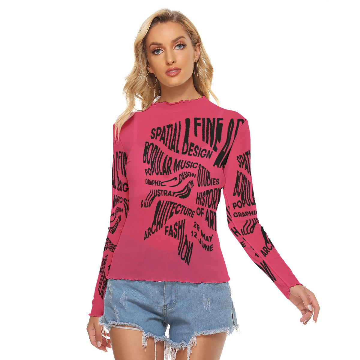 All-Over Print Women's Mesh T-shirt