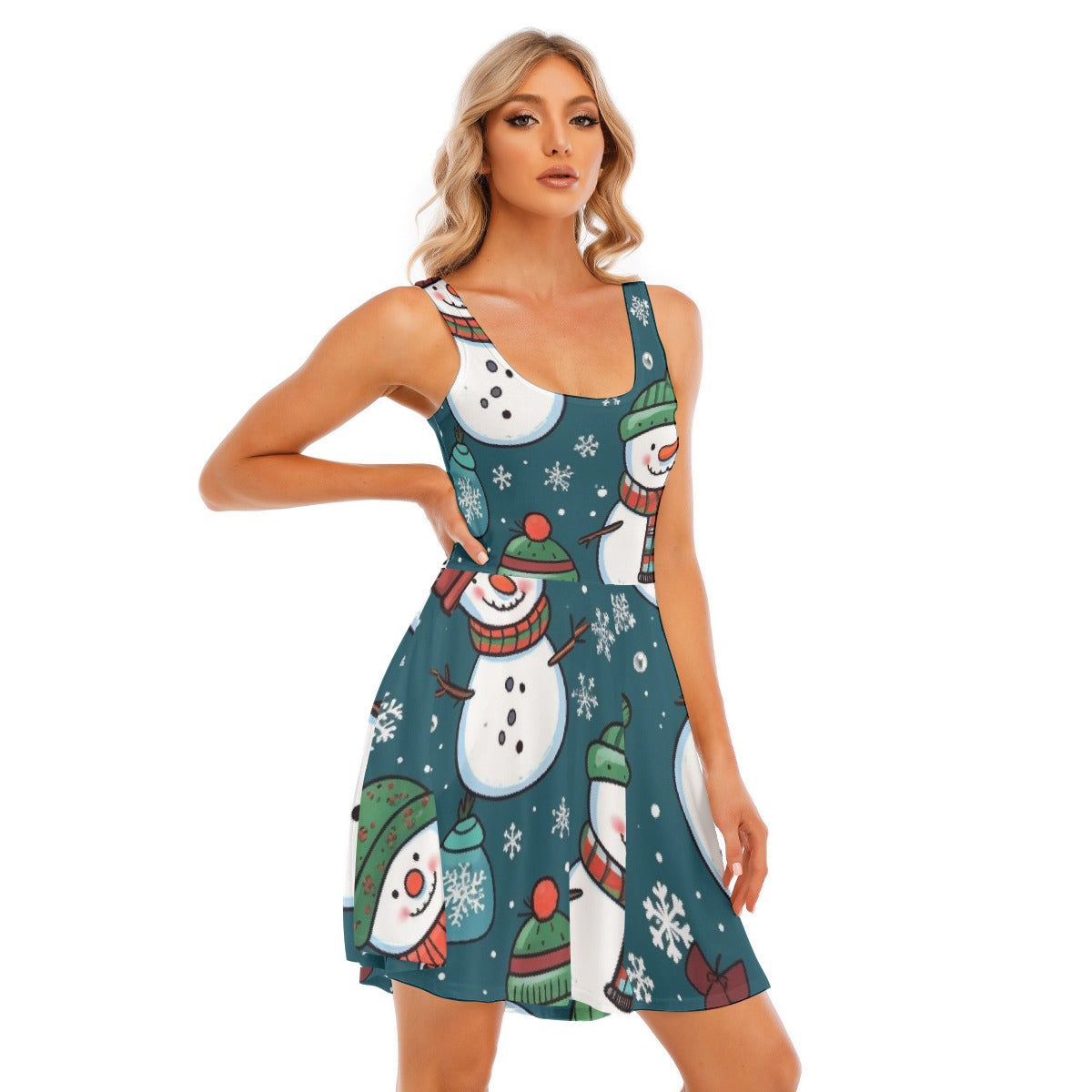 All-Over Print Women's Tank Vest Dress