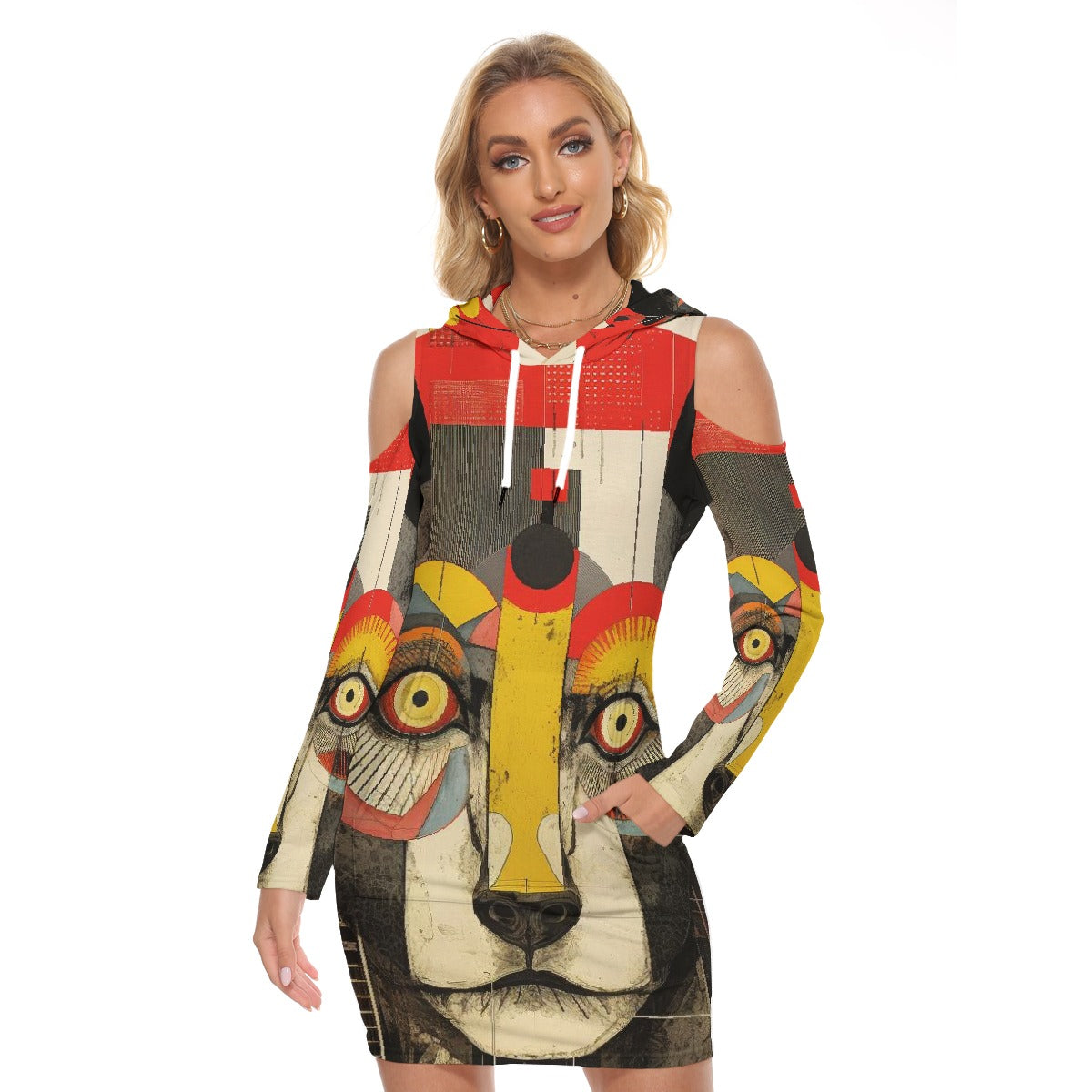 All-Over Print Women's Tight Dress