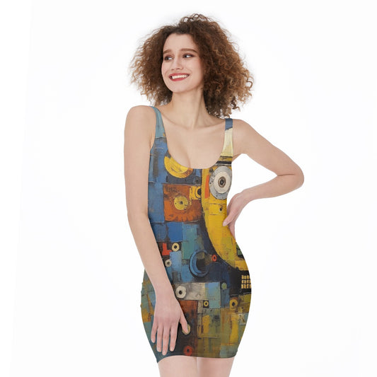 All-Over Print Women's Bodycon Dress