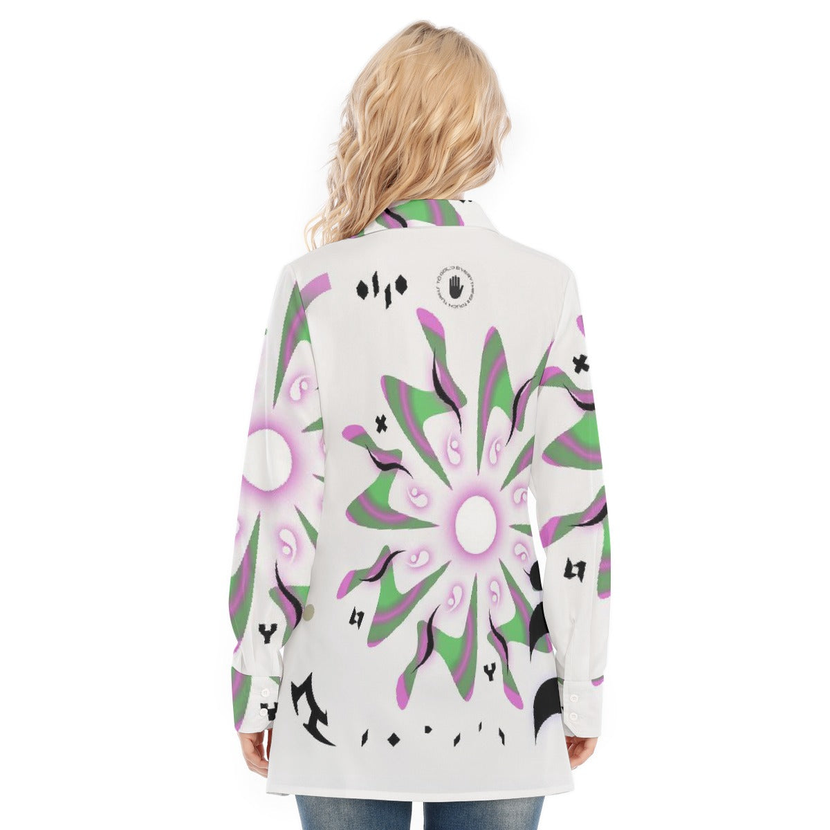 All-Over Print Women's Long Shirt