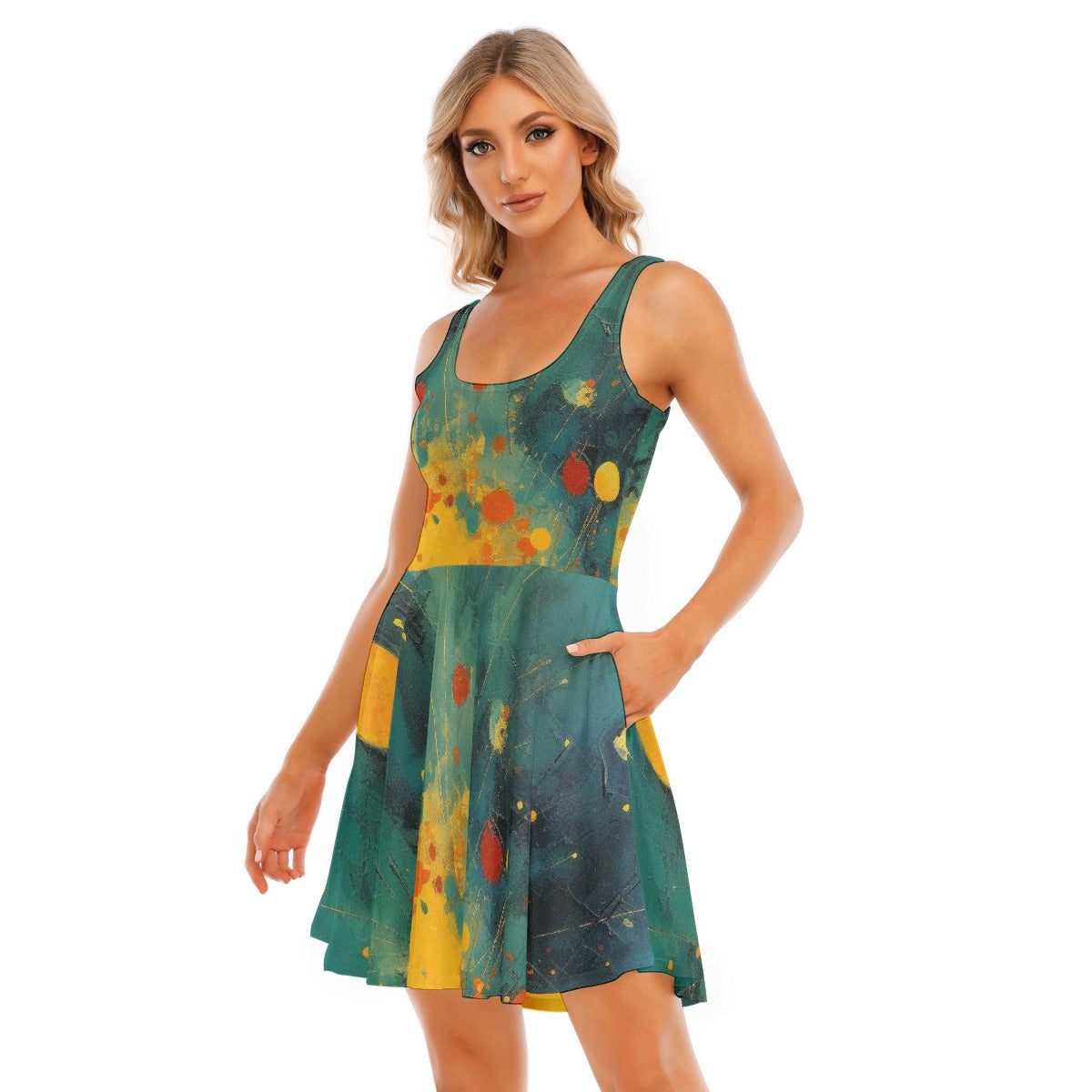 All-Over Print Women's Tank Vest Dress