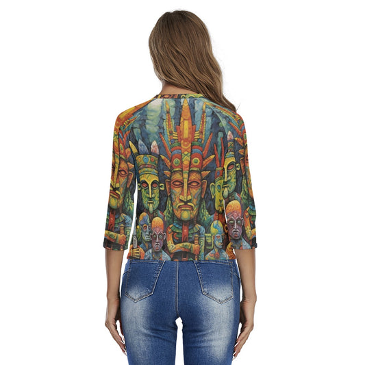 All-Over Print Women's Raglan Sleeves T-shirts