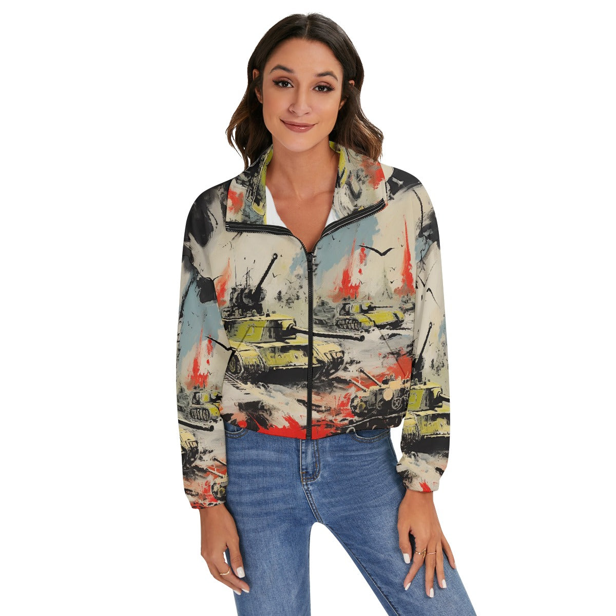 All-Over Print Women's Zip Jacket