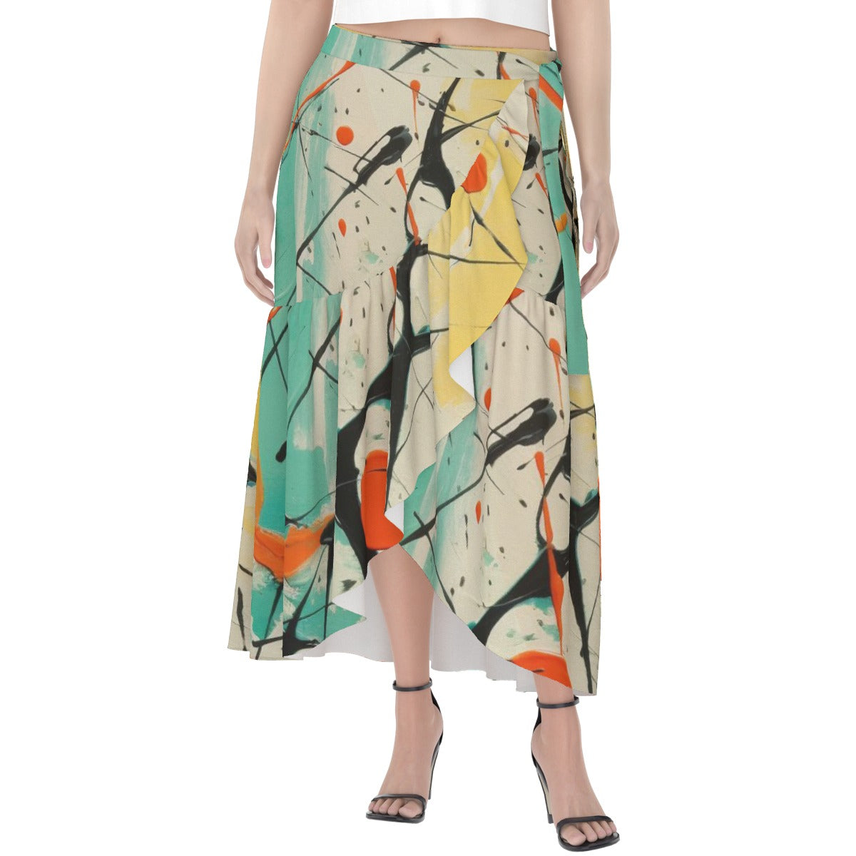 All-Over Print Women's Wrap Skirt