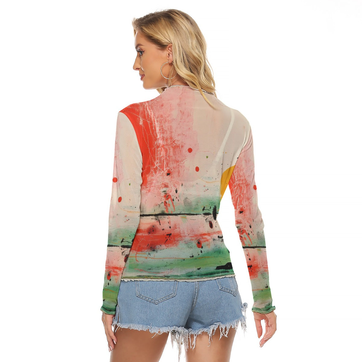 All-Over Print Women's Mesh T-shirt