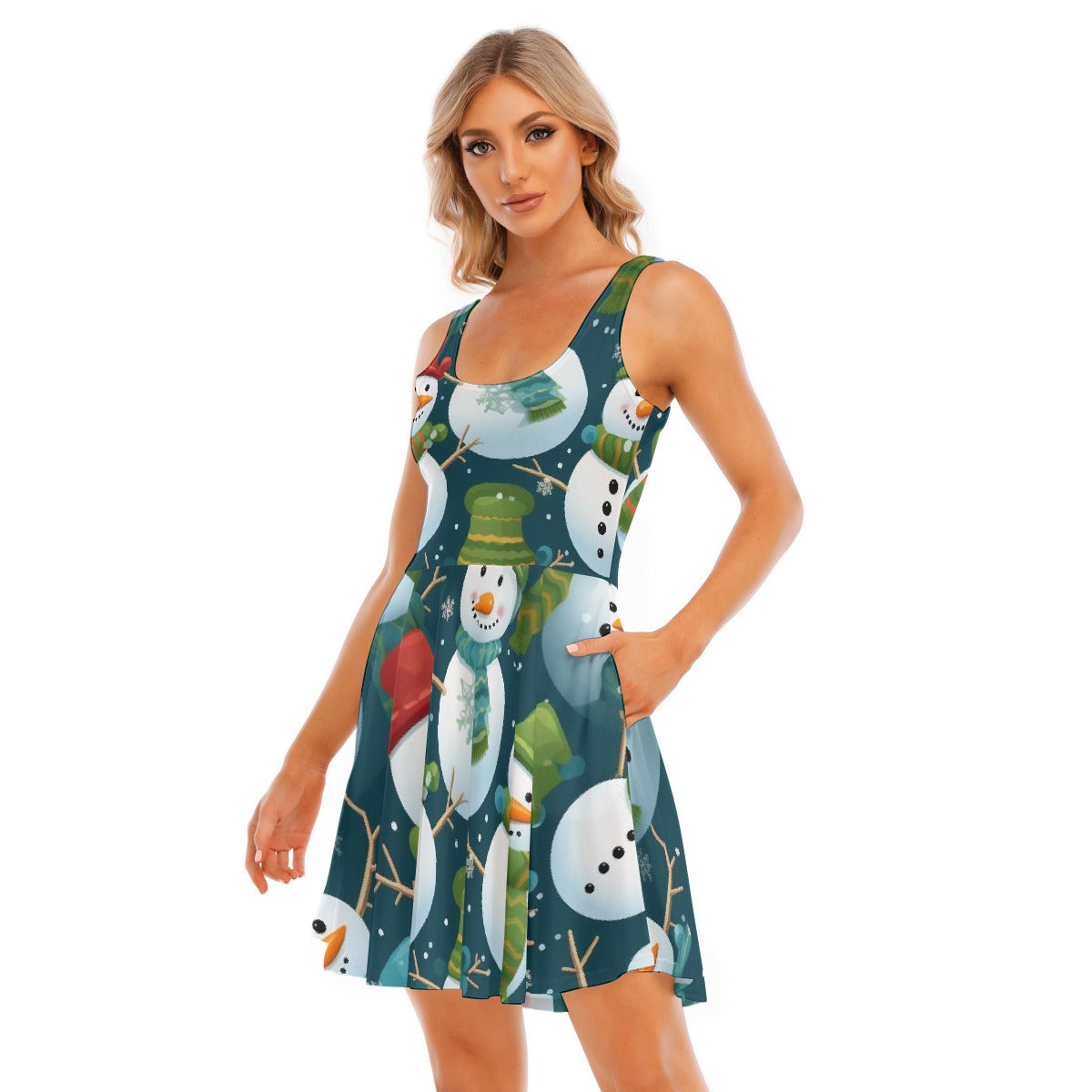 All-Over Print Women's Tank Vest Dress