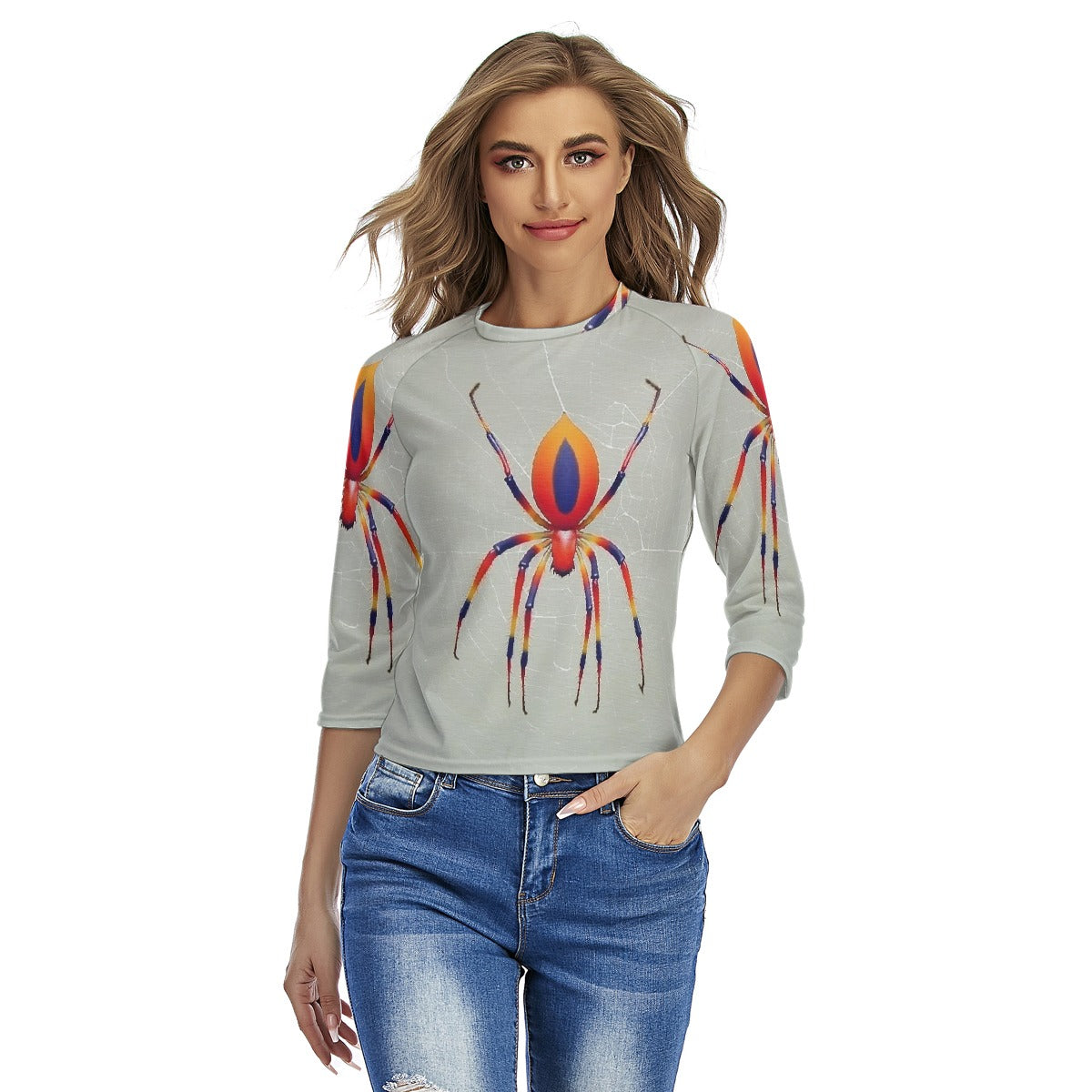 All-Over Print Women's Raglan Sleeves T-shirts