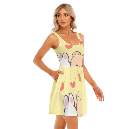 All-Over Print Women's Tank Vest Dress