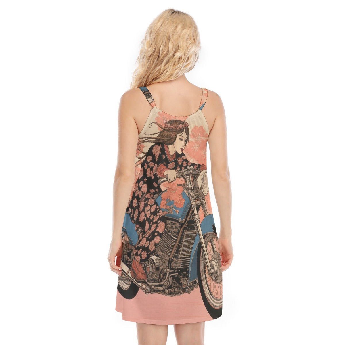 All-Over Print Women's O-neck Cami Dress