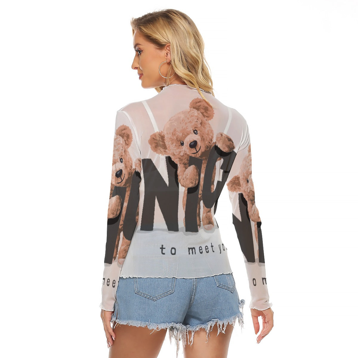 All-Over Print Women's Mesh T-shirt