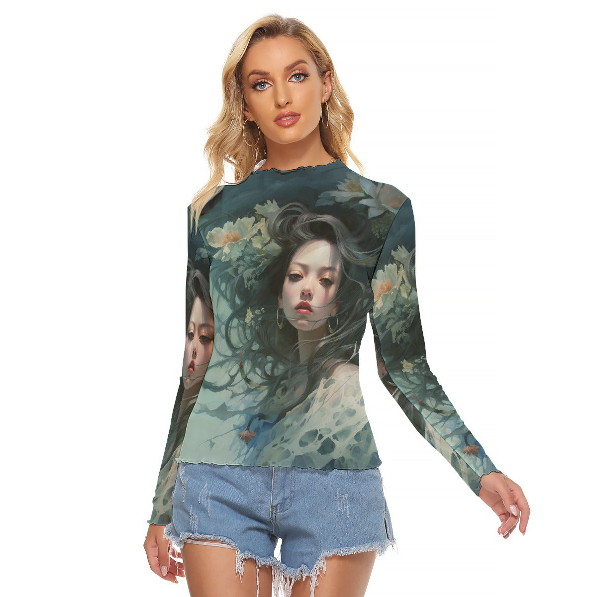 All-Over Print Women's Mesh T-shirt